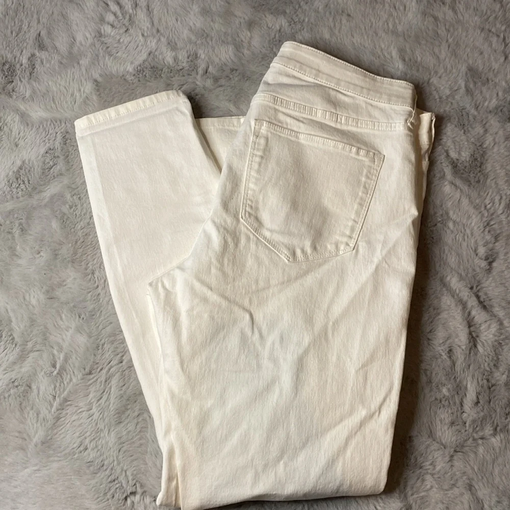 &Denim H&M White Skinny Ankle Regular Waist Jeans Size 32 - Picture 3 of 5